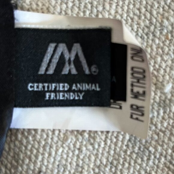 Imposter Signature Cool Mob-Wife Festival BoHo Faux-Fur Vest Sz xs - Picture 10 of 12